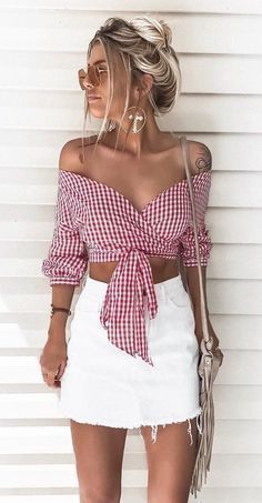 blusas amarradas adelante